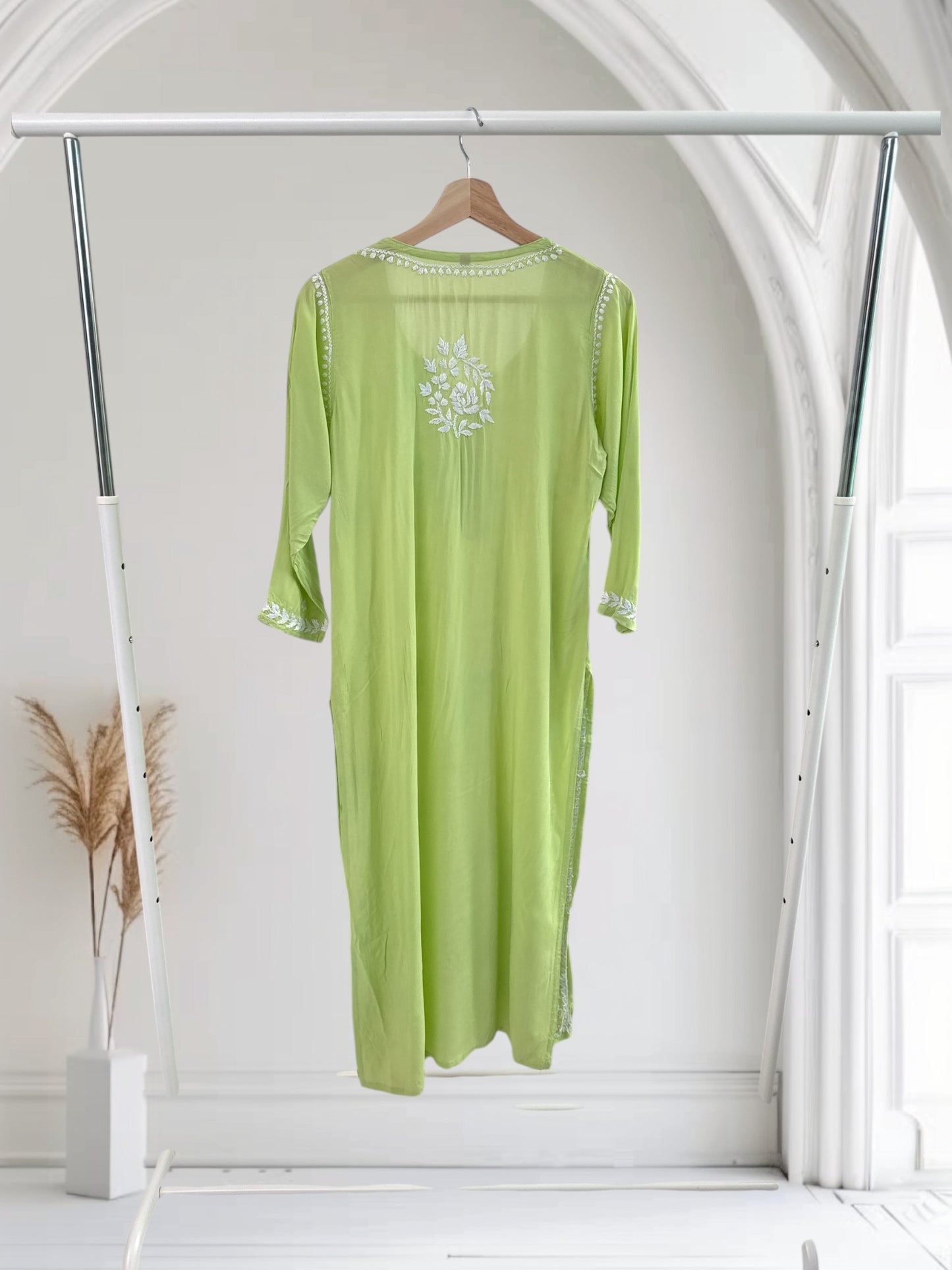 Parrot Green Modal kurta