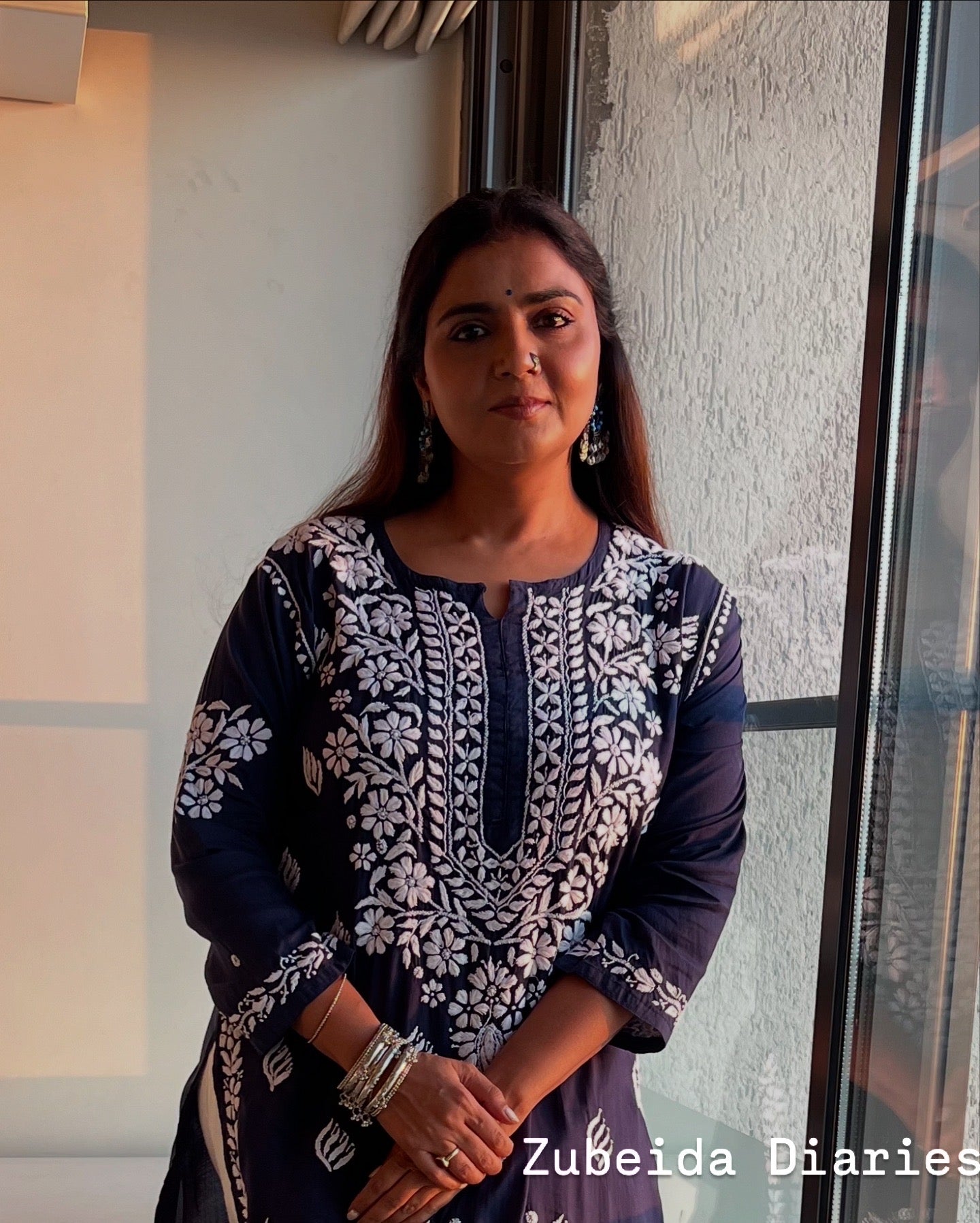 Jyoti Mukherjee in Modal-Cotton Kurtas~Spring Collection