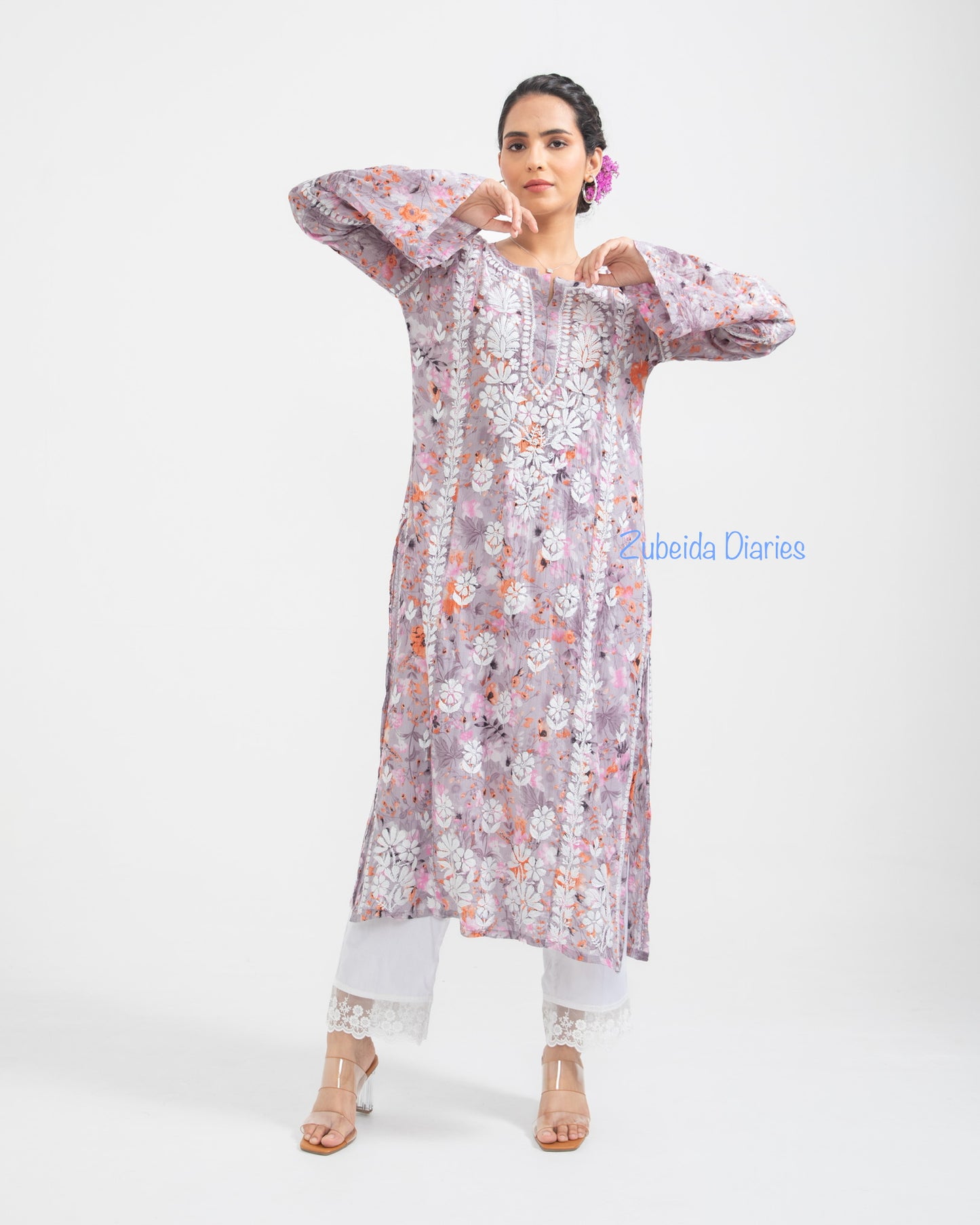 Bell-Sleeves Makhmali Mulmul Kurtas