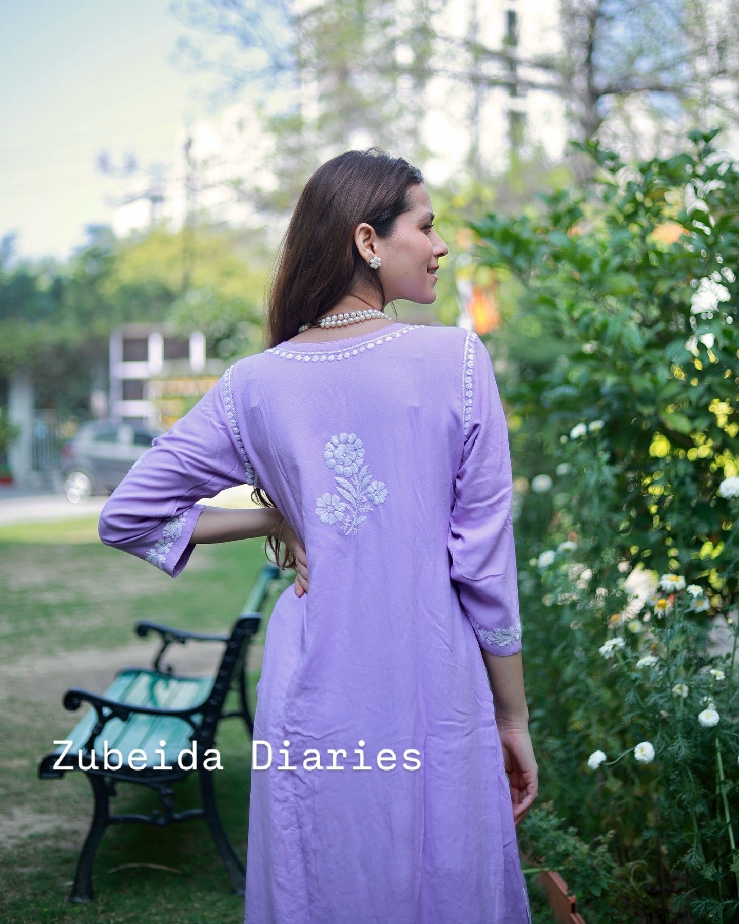 Lavender ~ Rayon Kurta Palazzo Set