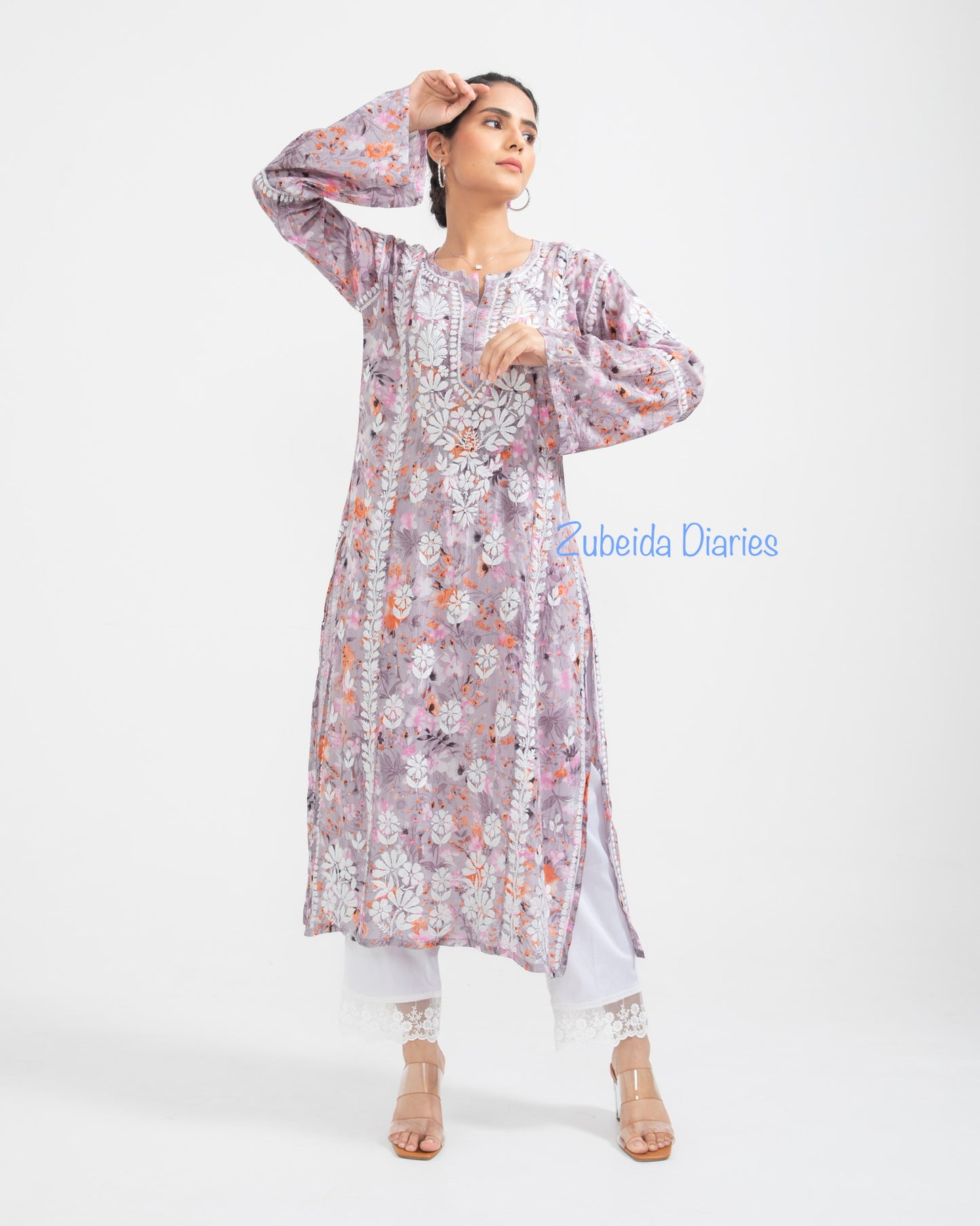 Bell-Sleeves Makhmali Mulmul Kurtas