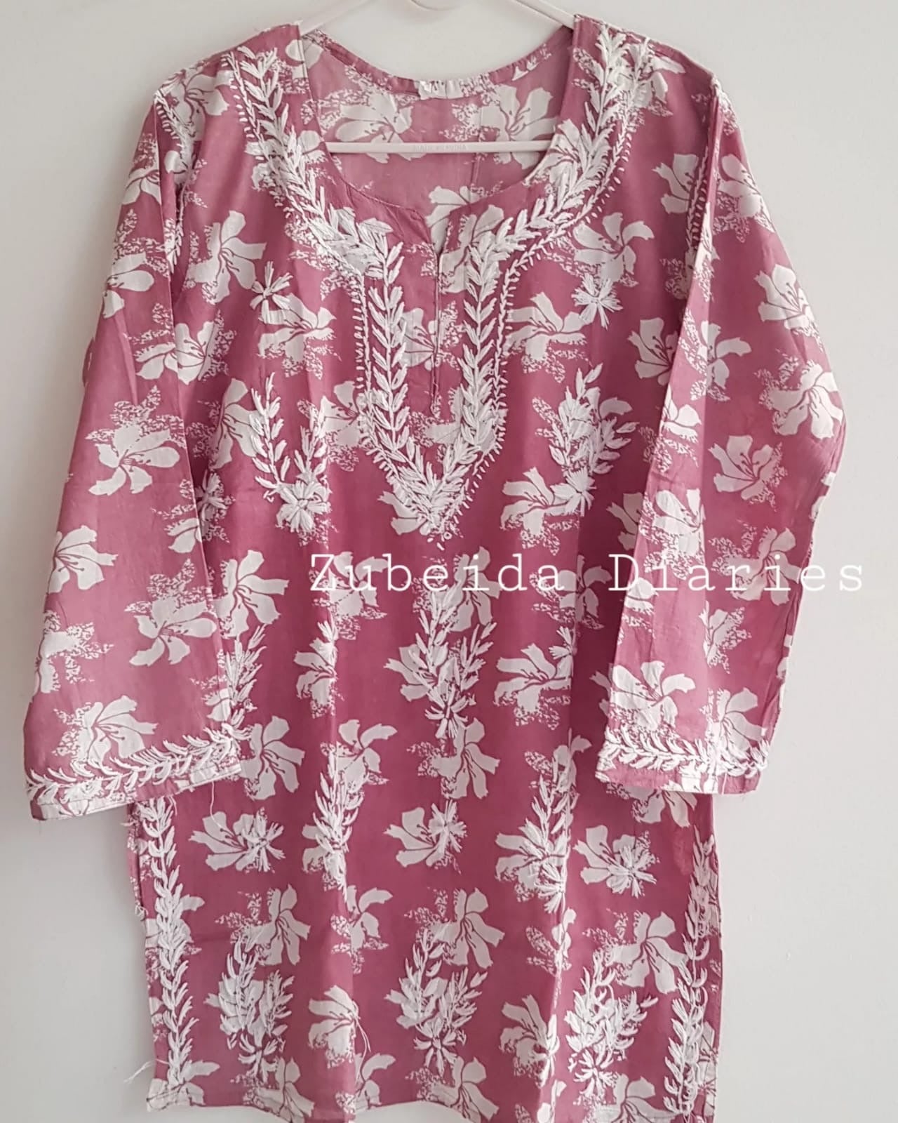 Cotton Short Top ~ Onion Pink