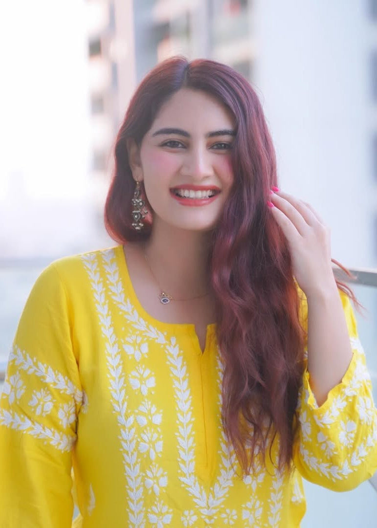 Vedika Bhandari in Spring collection Modal Kurta