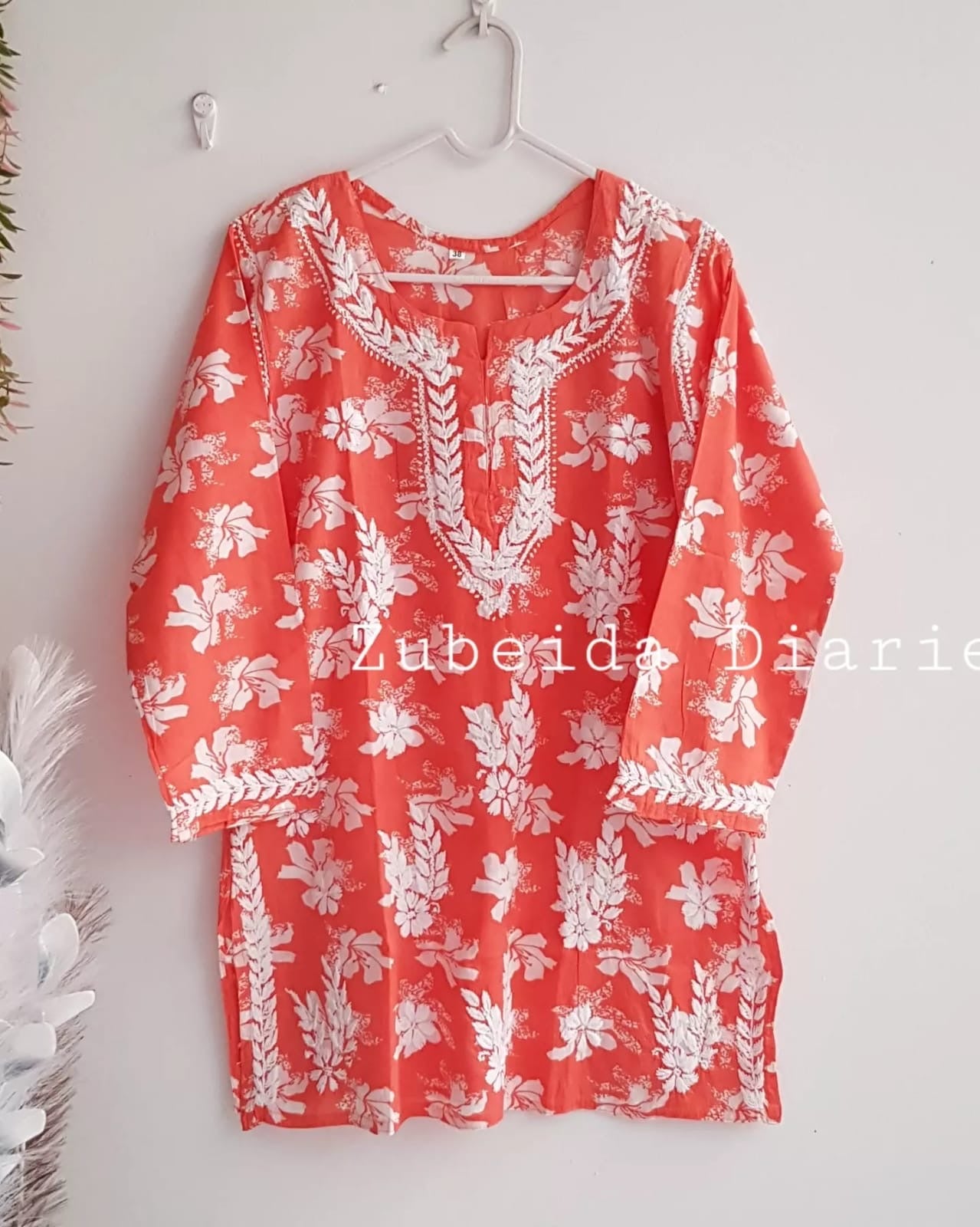 Cotton Short Top ~ Orange