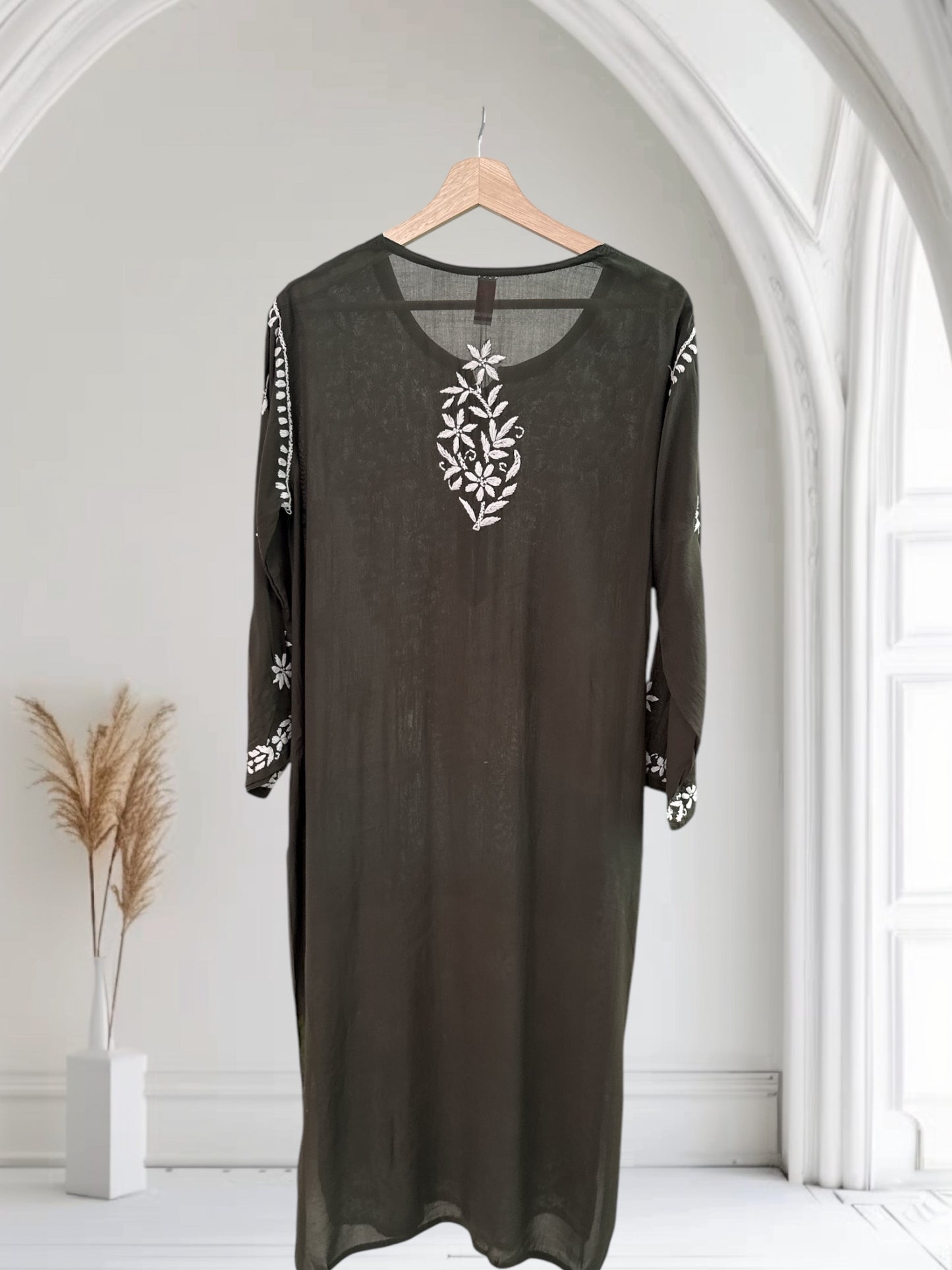 Army Green Modal Kurta