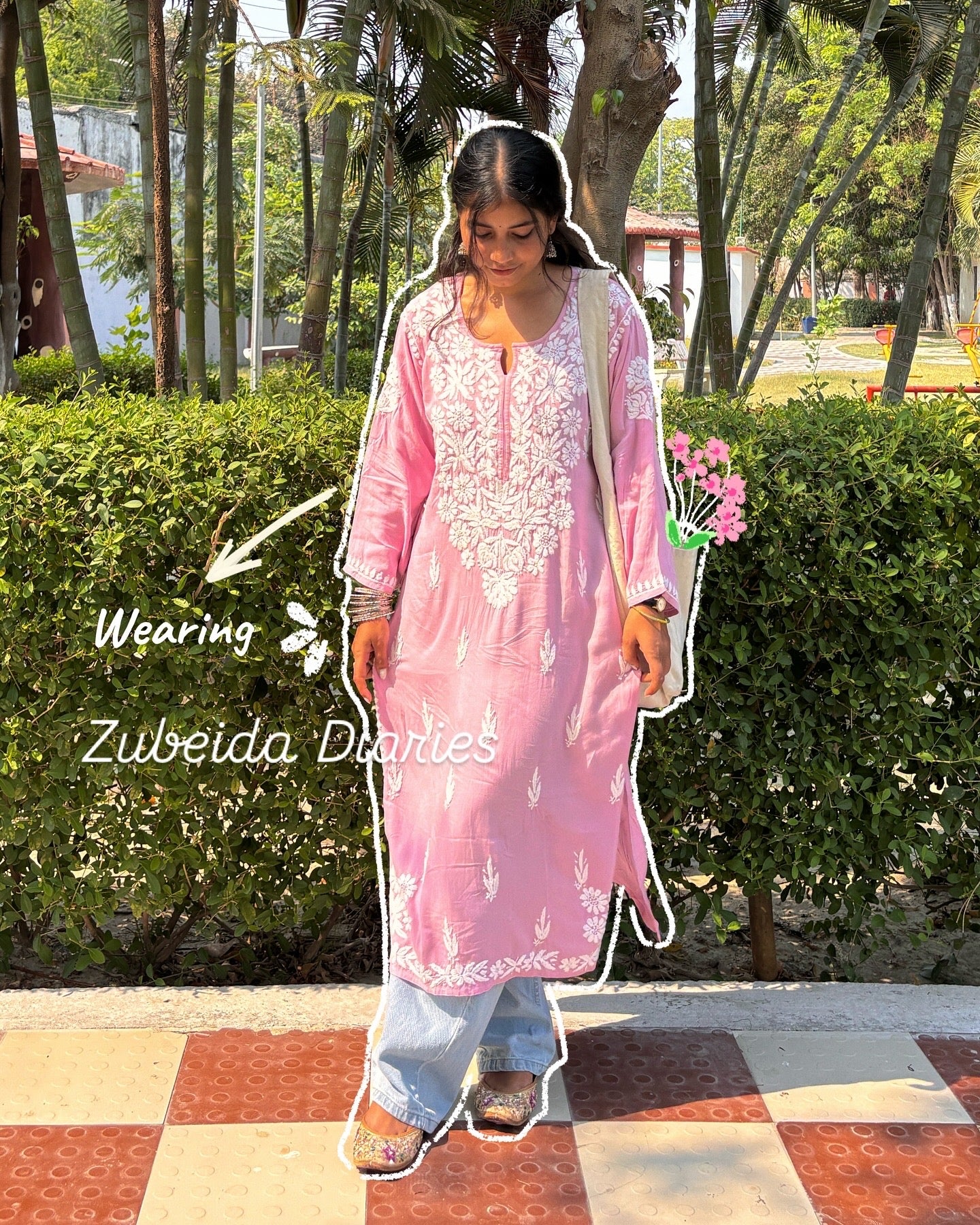 Rayon Boota-Embroidery Kurtas