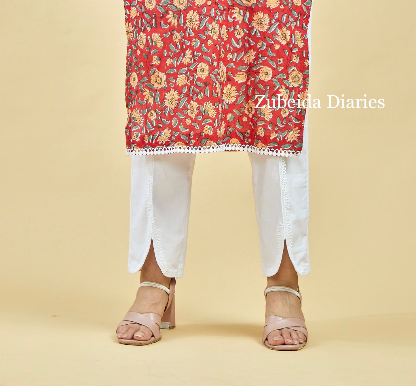 Kyra Lace Kurta Bottom Set