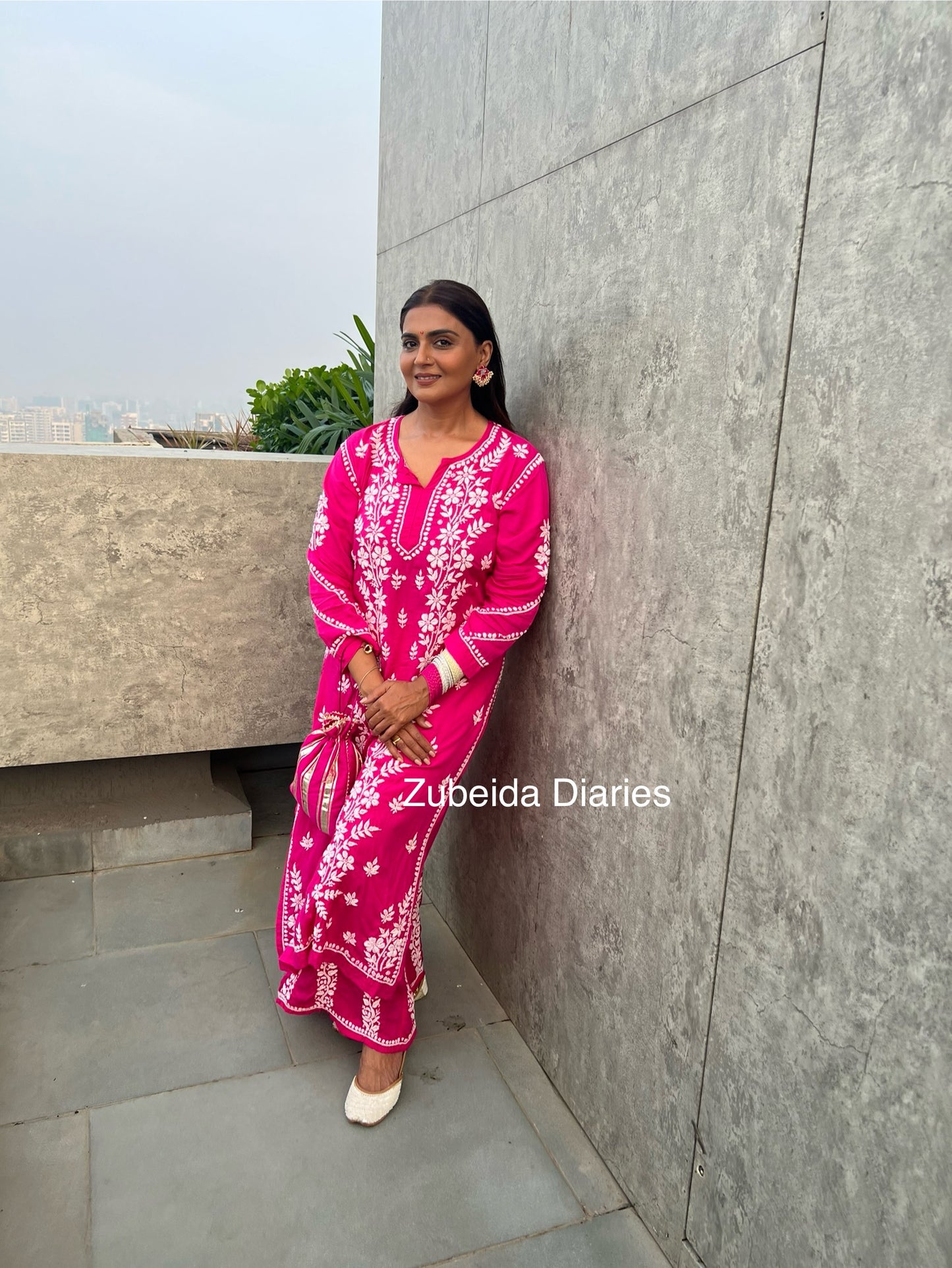 Jyoti Mukherji in Aadya Modal Kurta