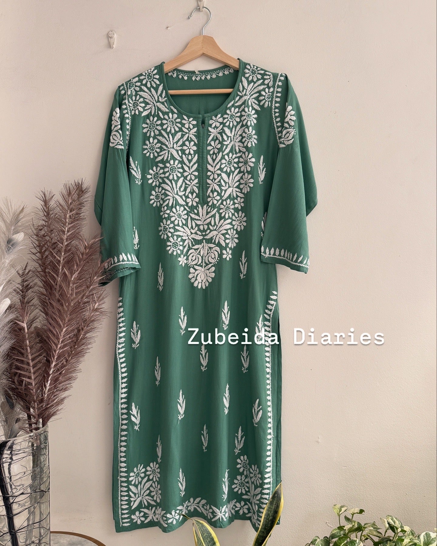 Rayon Boota-Embroidery Kurtas