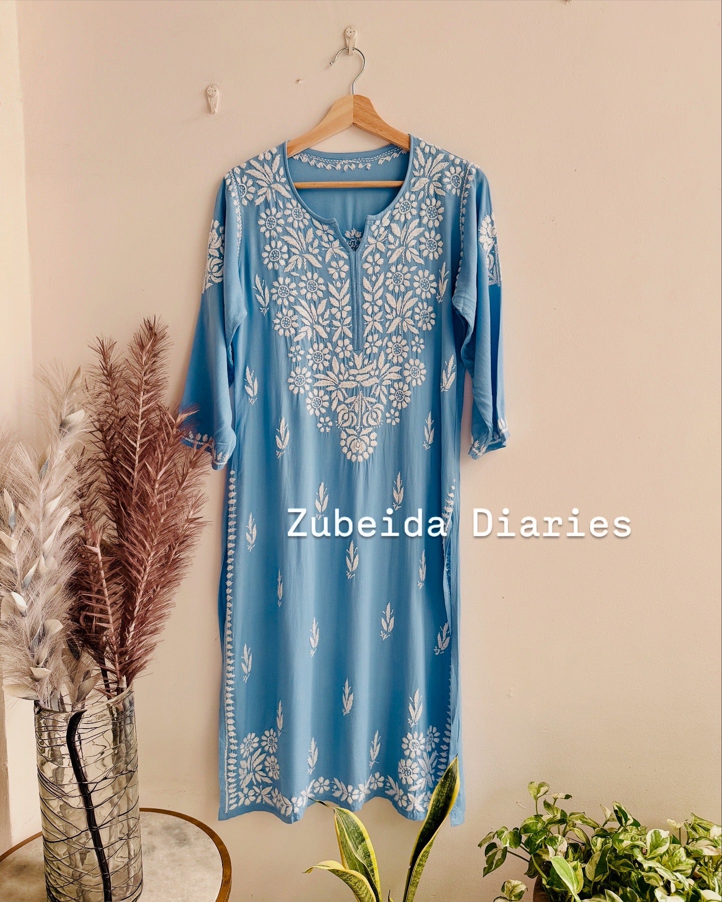 Rayon Boota-Embroidery Kurtas