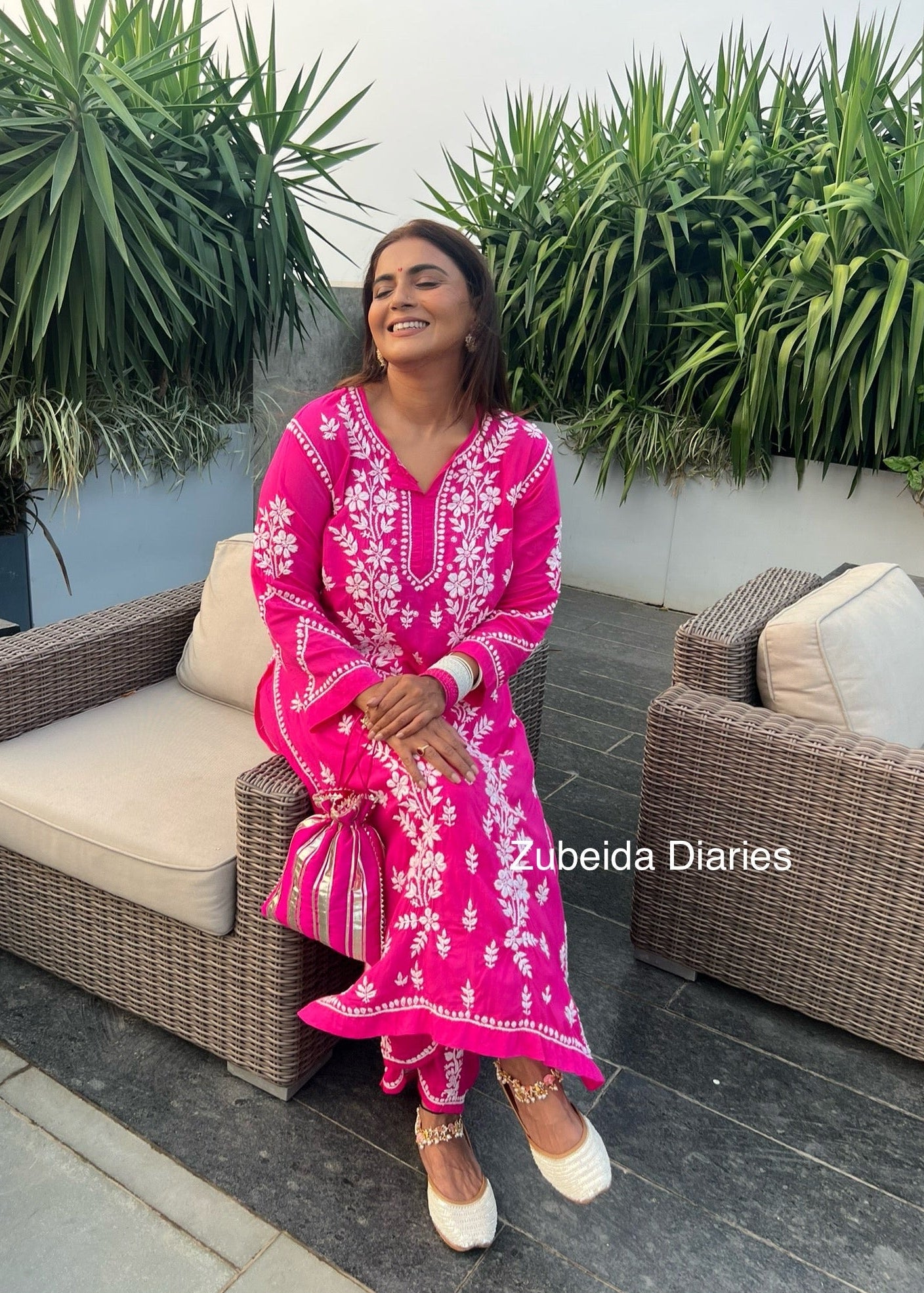 Jyoti Mukherji in Aadya Modal Kurta