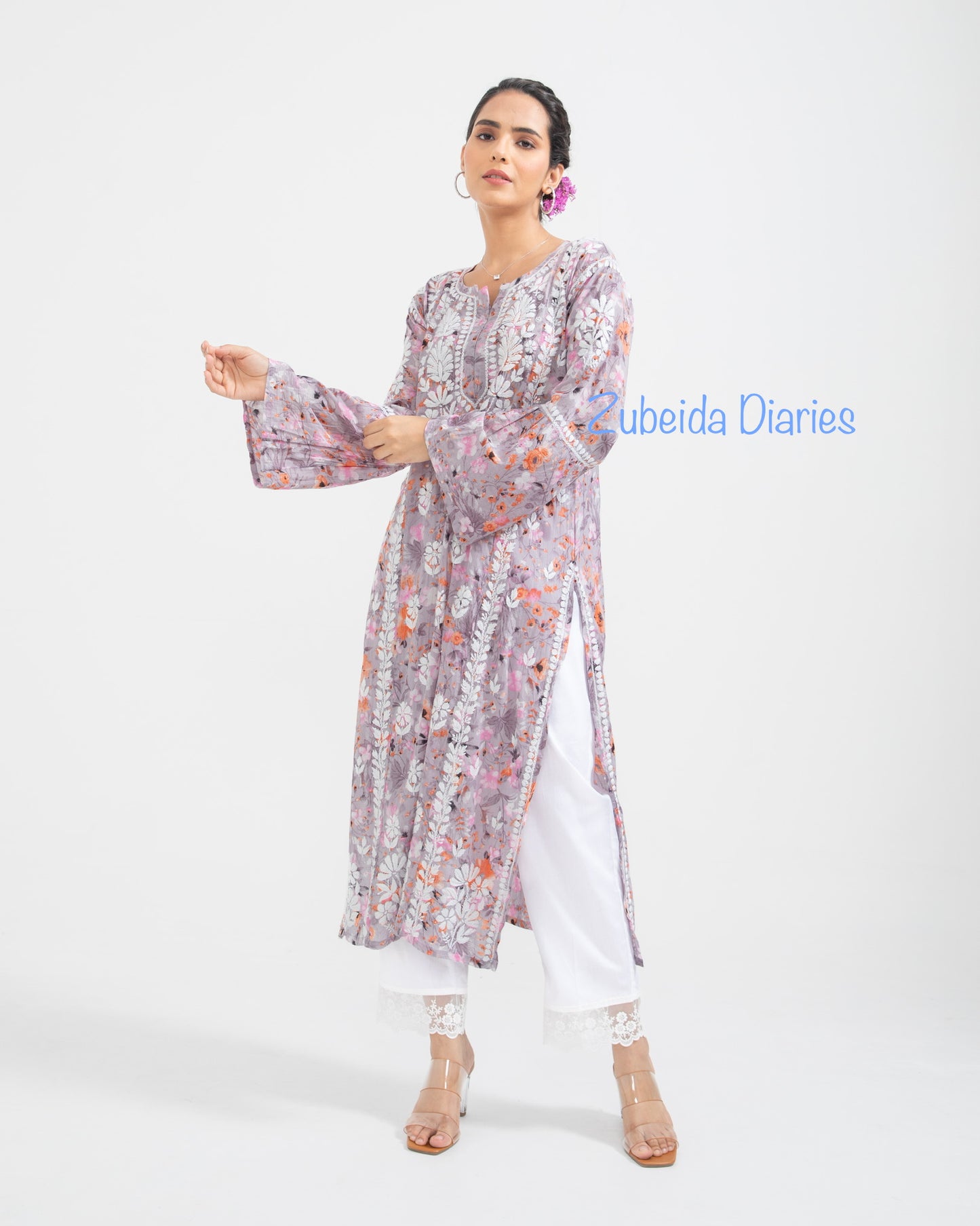Bell-Sleeves Makhmali Mulmul Kurtas