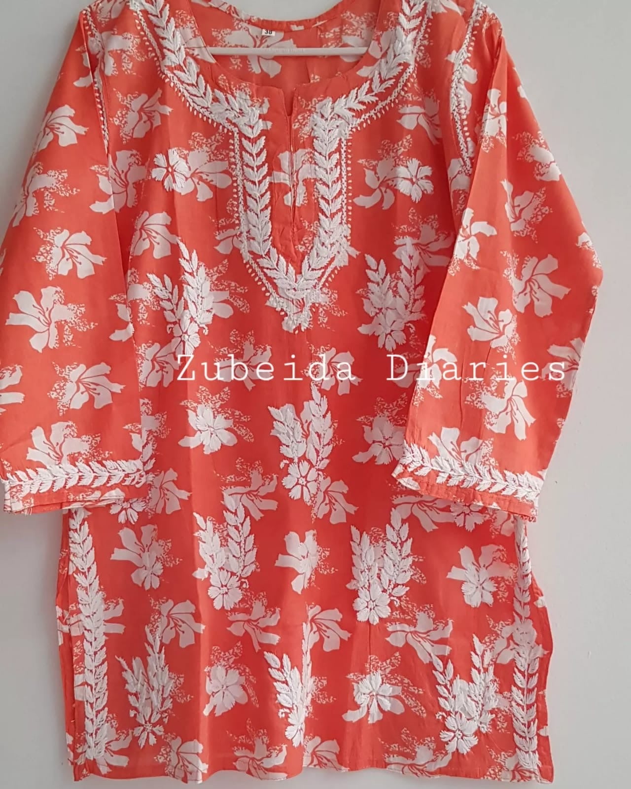 Cotton Short Top ~ Orange