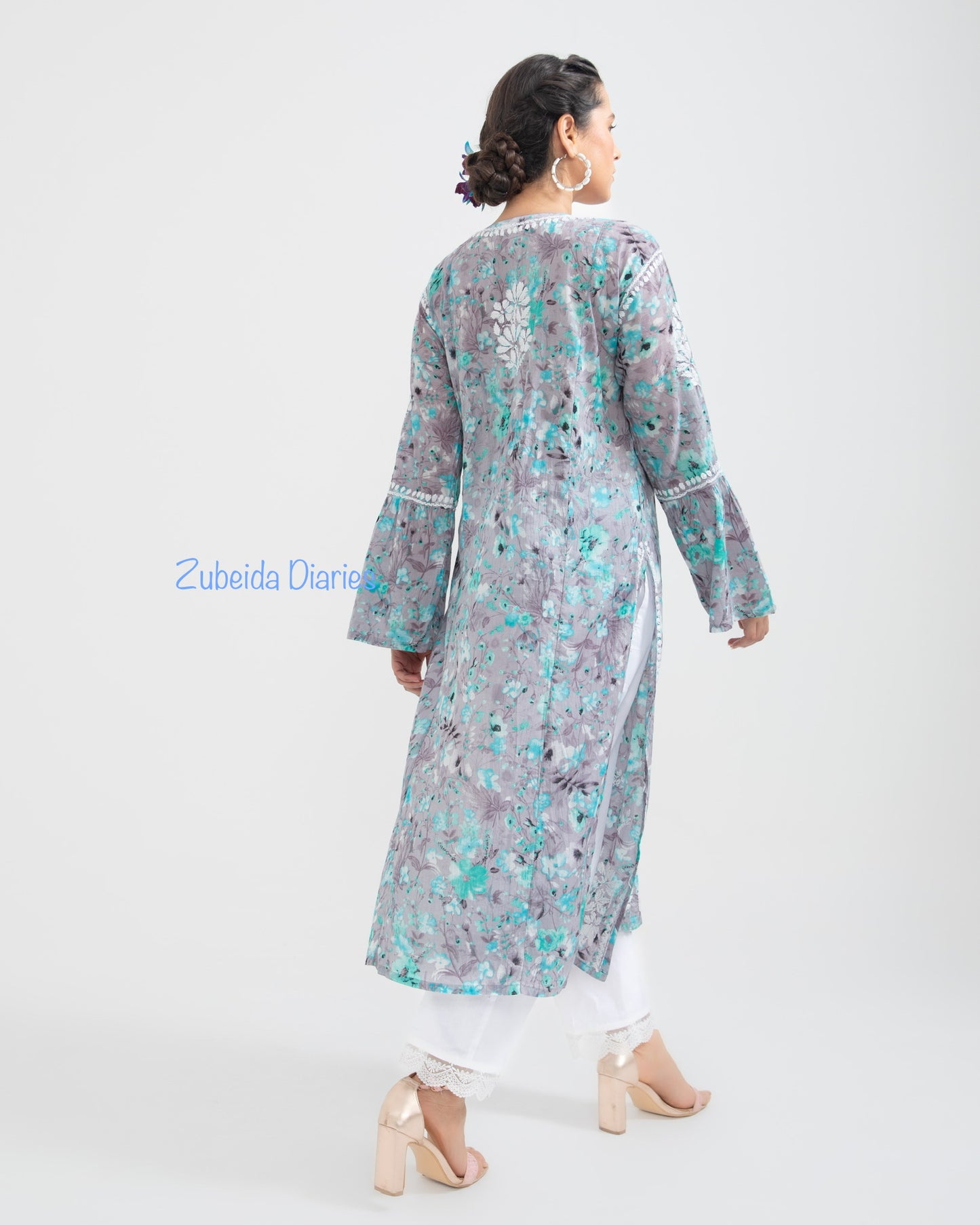 Bell-Sleeves Makhmali Mulmul Kurtas