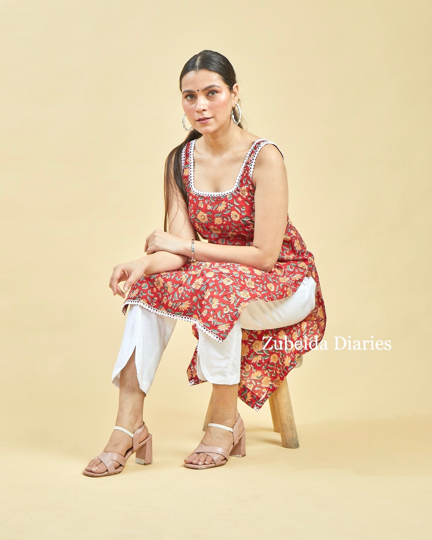 Kyra Lace Kurta Bottom Set