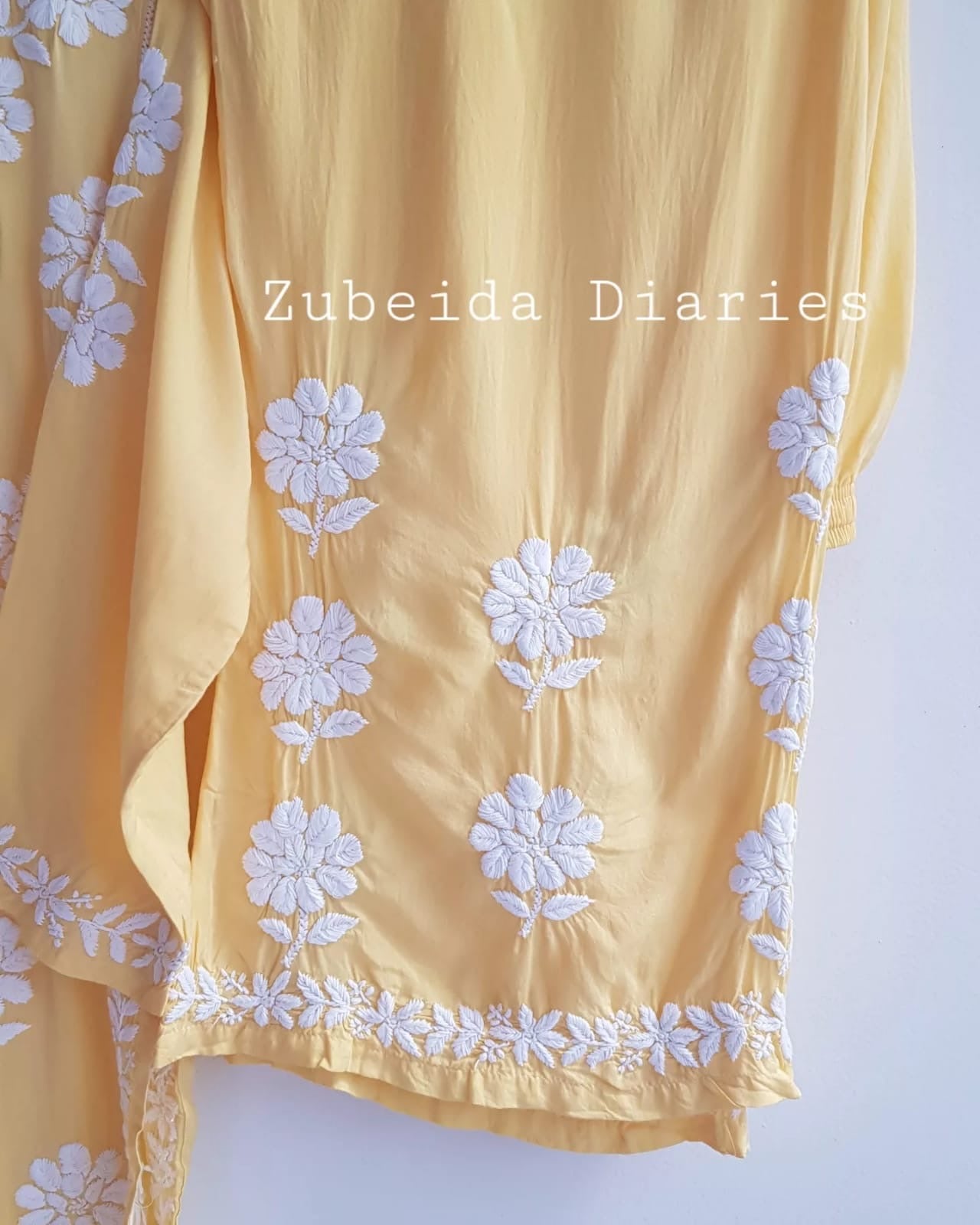 Pastel Yellow Modal Palazzo Set