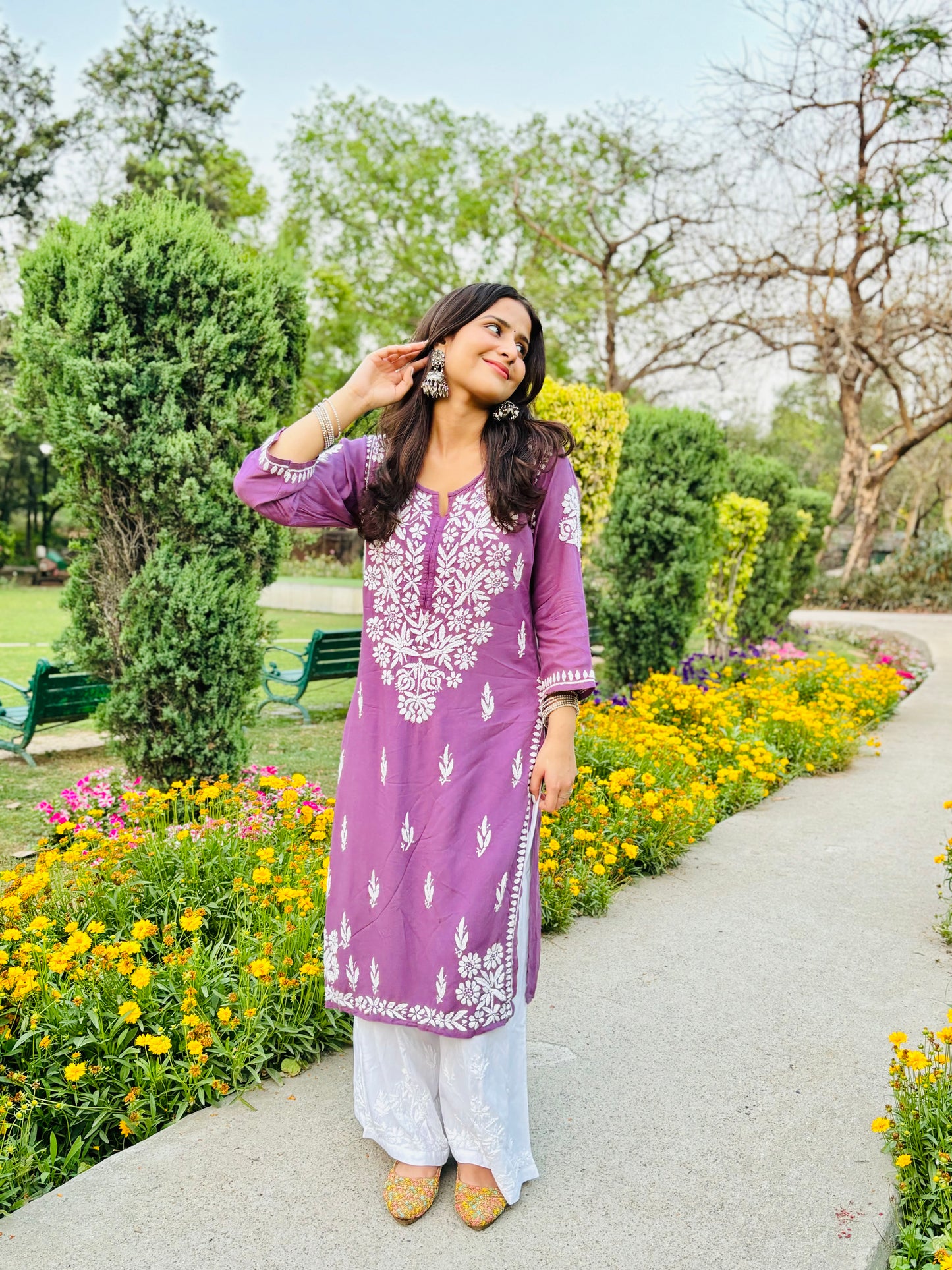 Rayon Boota-Embroidery Kurtas