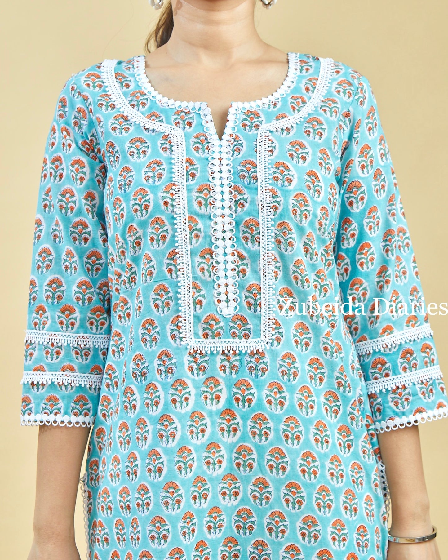 Kyra Lace Kurta