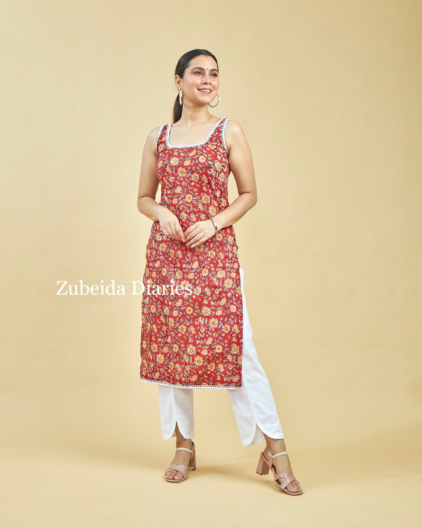 Kyra Lace Kurta Bottom Set