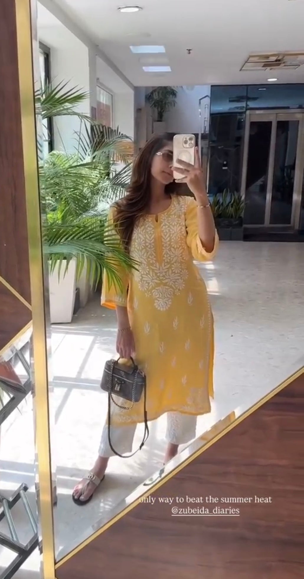 Meher Taluja in Rayon Boota-Embroidery Kurta