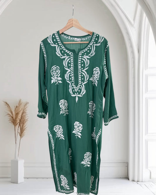 Rose Modal Kurtas ~ Sage Green