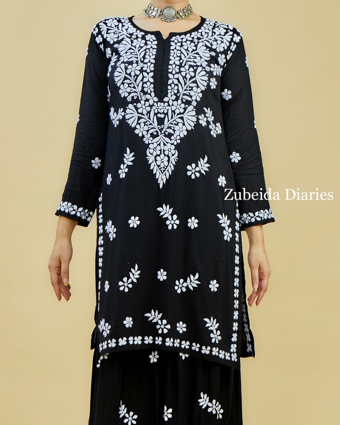 Aafreen Black Modal garara set