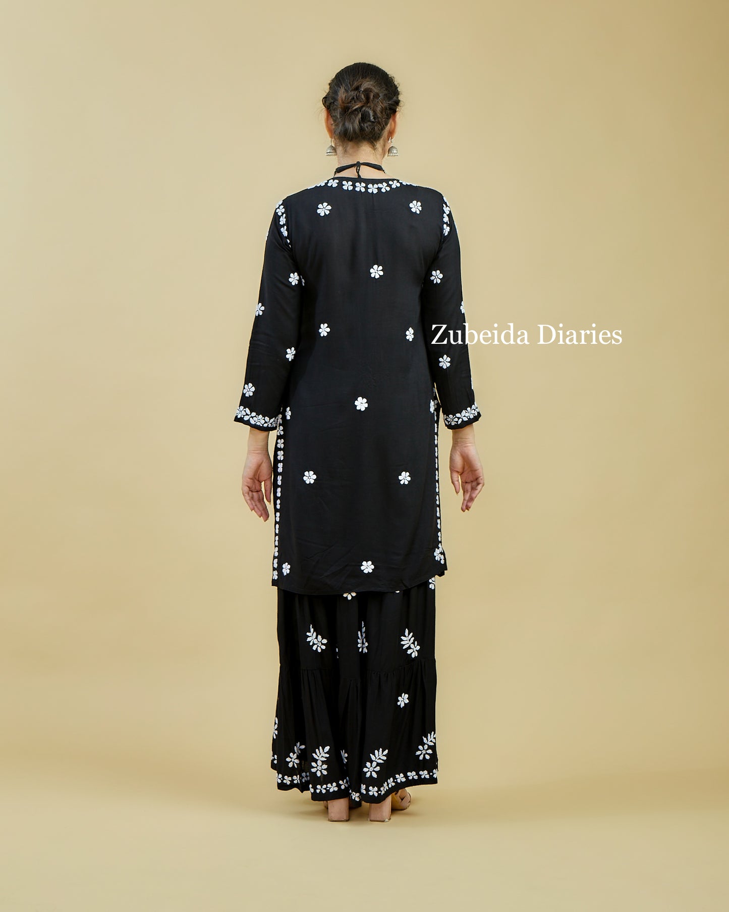 Aafreen Black Modal garara set