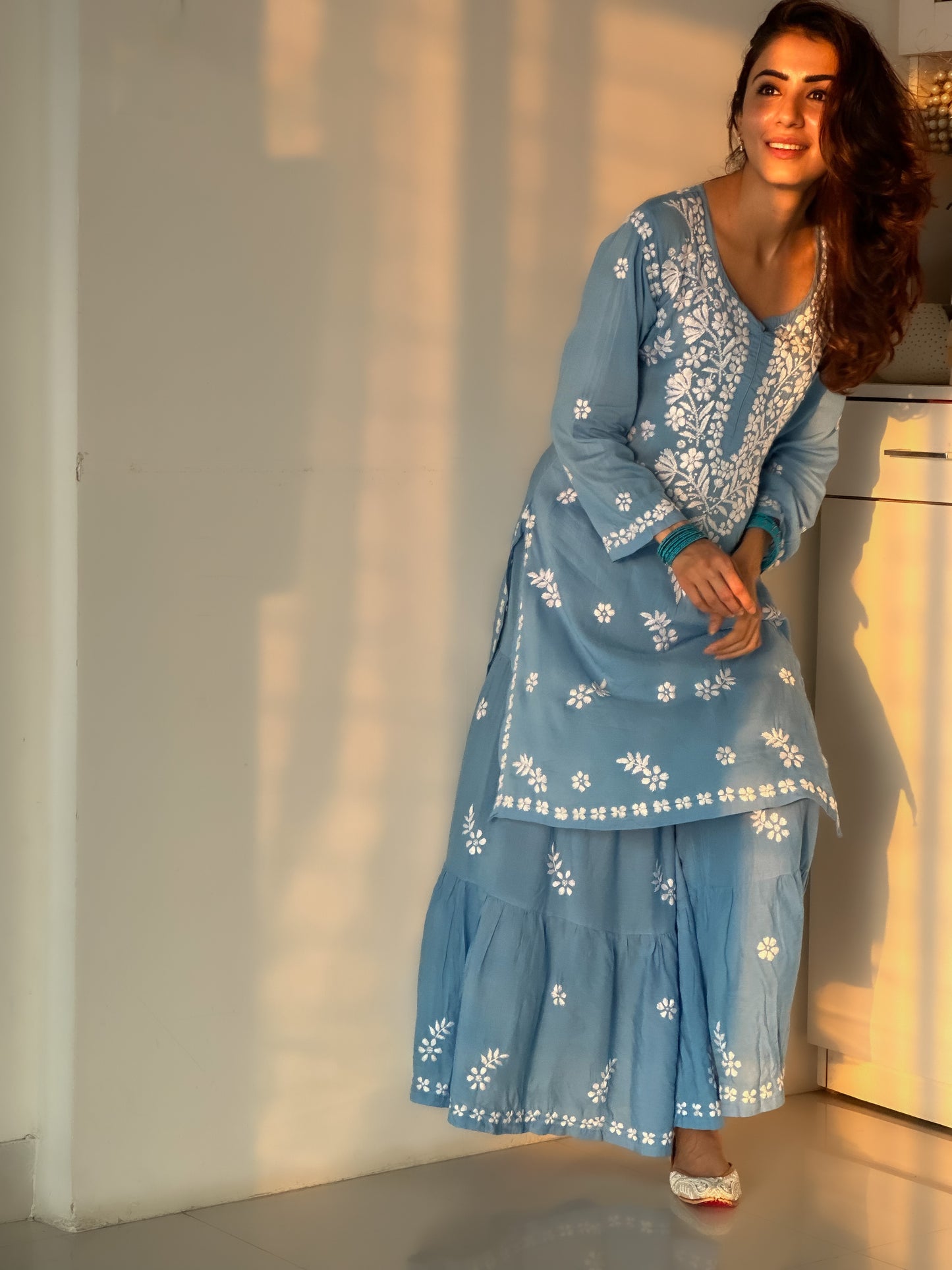 Swati Kapoor in Modal garara set