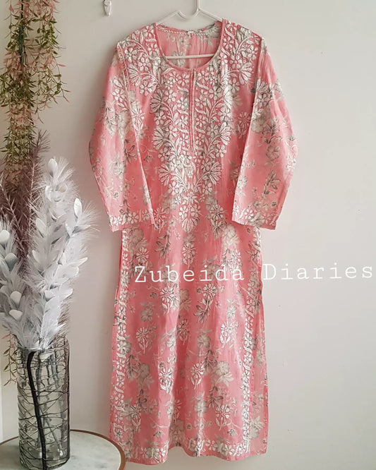 Mulmul kurtas in pastels